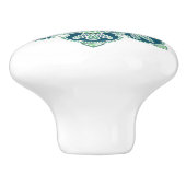 Keramische aantrekkingskracht/knop met groen medai keramische knop (Zijkant)