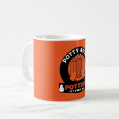keramische aardewerk maker koffiemok (Voorkant links)