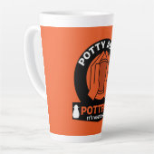 keramische aardewerk maker latte mok (Linkerhoek)