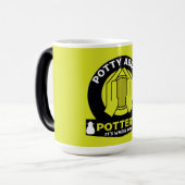 keramische aardewerk maker magische mok (Voorkant links)