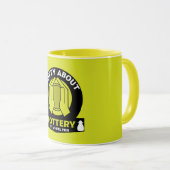 keramische aardewerk maker mok (Voorkant rechts)