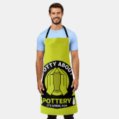 keramische aardewerk maker schort (Gedragen)