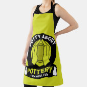 keramische aardewerk maker schort (Insitu)