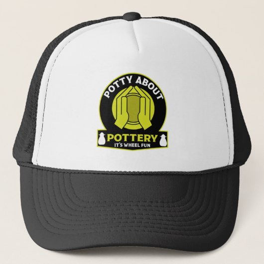 keramische aardewerk maker trucker pet (Voorkant)