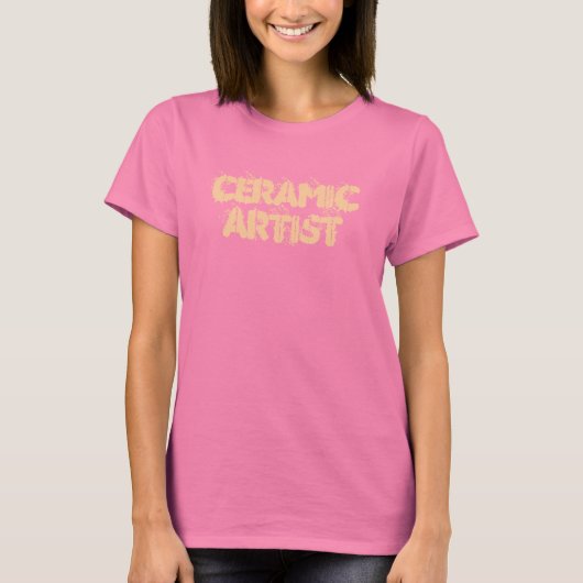 Keramische artiest t-shirt (Voorkant)