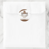 Keramische artiesten die handgemaakte Pottery Turn Ronde Sticker (Tas)