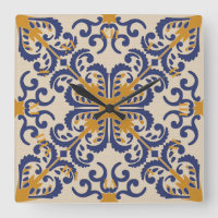 Keramische Azulejo Style-klok