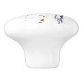 Keramische bak/deurknoppen - Vogelsteker Keramische Knop (Zijkant)