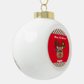 🎄 KERAMISCHE BAL ORNAMENT (Links)