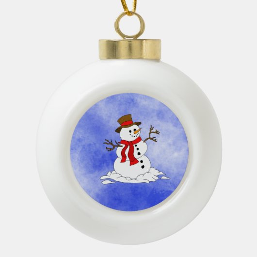 Keramische balkversiering bal ornament (Voorkant)