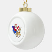 Keramische balkversiering bal ornament (Rechts)