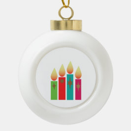 Keramische balkversiering bal ornament