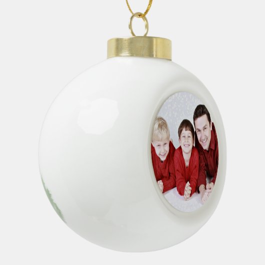 Keramische balkversiering, voeg uw foto toe keramische bal ornament (Links)