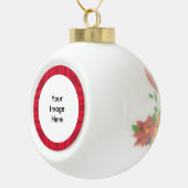 Keramische Ball Red Lijst Ornament! Bal Ornament (Rechts)