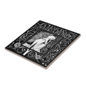 keramische ballingschap tegeltje (Zijkant)