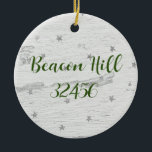 Keramische Beacon Hill-Forgotten Coast Ornament<br><div class="desc">Stijl: Ornament voor keramische cirkels Met een aangepast keramisch ornament brengt u veel meer vakantiewenk aan uw boom. Voeg familiefoto's, afbeeldingen en persoonlijke berichten toe aan beide zijden van dit ornament. Een streng gouden draad maakt het gemakkelijk om deze fantastische kluts op te hangen. Afmetingen: diameter: dikte: 0, 156 inch,...</div>