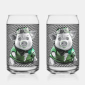 Keramische Biggelglas Blikvorm Glas (Achterkant)