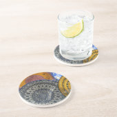 Keramische Borden Zandsteen Onderzetter (Zijkant)