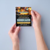 Keramische broodjes, aardeklassen, potten en omker flyer (Hand)