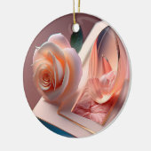 Keramische cirkelvormgeving keramisch ornament (Links)