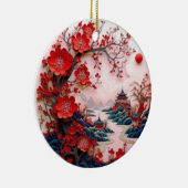 Keramische cirkelvormgeving keramisch ornament (Rechts)