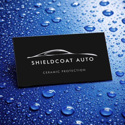 Keramische coating auto detailing visitekaartje