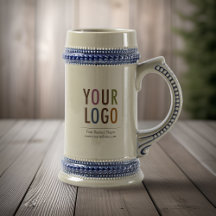 Keramische Custom Beer Stein met Logo Geen Minimum