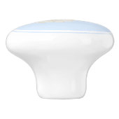 Keramische deurknop - Floral Knop (Zijkant)