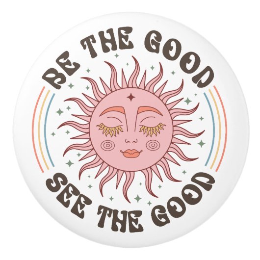 Keramische deurknop - uniek decor keramische knop (Voorkant)