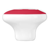 Keramische draaiknop met vlag van Burundi Keramische Knop (Zijkant)