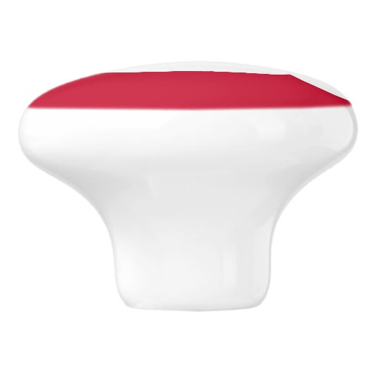 Keramische draaiknop met vlag van Burundi Keramische Knop (Zijkant)