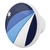 Keramische draaiknop met vlag van Columbia, SC Keramische Knop (Rechts)