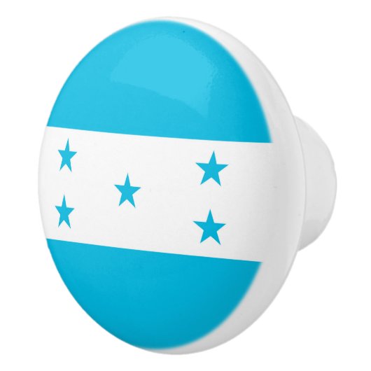 Keramische draaiknop met vlag van Honduras Keramische Knop (Rechts)