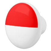 Keramische draaiknop met vlag van Indonesië Knop (Rechts)