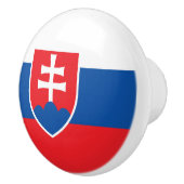 Keramische draaiknop met vlag van Slowakije Keramische Knop (Rechts)