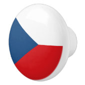Keramische draaiknop met vlag van Tsjechië Keramische Knop (Rechts)