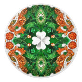 Keramische draaiknop trekken met Irish Design Kleu Keramische Knop (Voorkant)