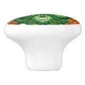 Keramische draaiknop trekken met Irish Design Kleu Keramische Knop (Zijkant)