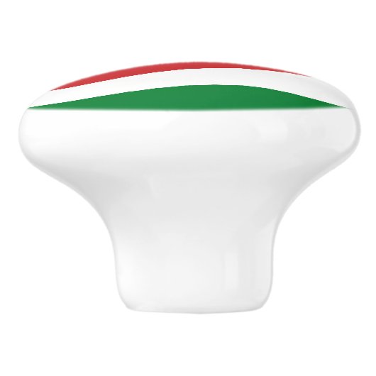 Keramische draaiknop trekken met Seychellen Kleure Keramische Knop (Zijkant)