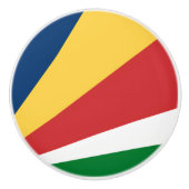 Keramische draaiknop trekken met Seychellen Kleure Knop (Voorkant)