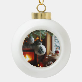 Keramische Ecat - Magische kerstbal Bal Ornament