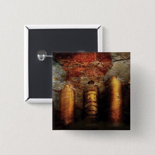 Keramische flessen vierkante button 5,1 cm (Voorkant /achterkant)