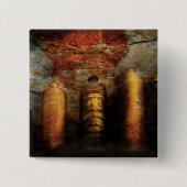 Keramische flessen vierkante button 5,1 cm (Voorkant)