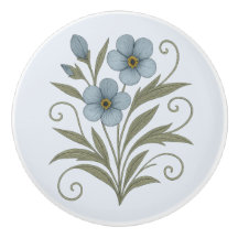 Keramische greep alleen blauw