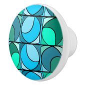 Keramische handgreep 70' blauw keramische knop (Rechts)