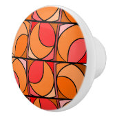 Keramische handgreep 70' Oranje Keramische Knop (Rechts)