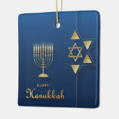 Keramische Hanukkah-versiering Keramisch Ornament (Links)