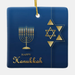 Keramische Hanukkah-versiering Keramisch Ornament