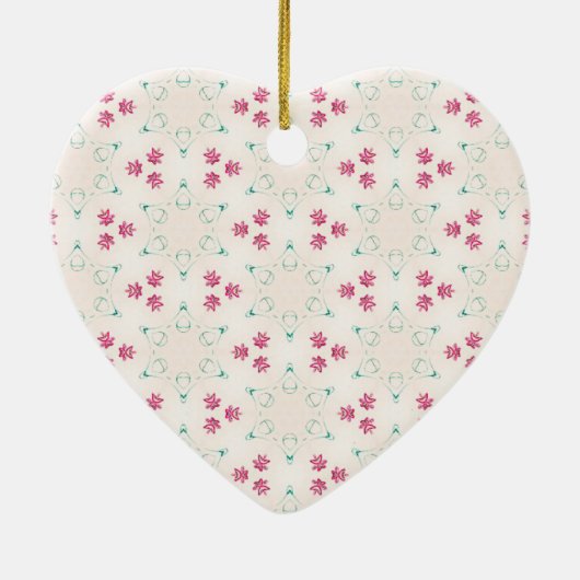 keramische hartdecoratie keramisch ornament (Achterkant)