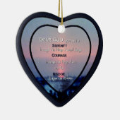 Keramische hartversiering_SerenityPrayer_2 Keramisch Ornament (Rechts)